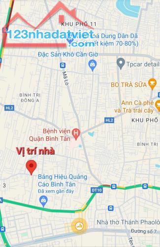 HÀNG HÓT BÌNH TÂN - NHÀ VỪA Ở VỪA CHO THUÊ - DT 72M2 - CHỈ NHỈNH 3 TỶ.