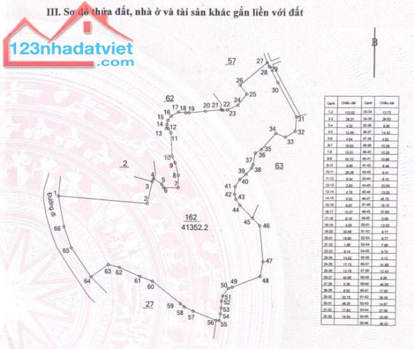 Chính chủ cần bán gấp lô đất 41.352m2 đường Bãi Dài giá 145 tỷ có thương lượng (miễn trung