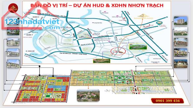 Saigonland Nhơn Trạch - Mua bán Đất Nền Nhơn Trạch - Đất nền sân bay Long Thành - Vùng - 1