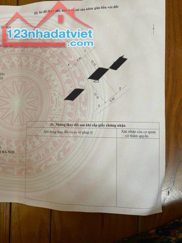 BÁN LÔ ĐẤT PHỐ HIẾM NGUYỄN TRÃI HÀ ĐÔNG 40M2 MT 3.5M 7.3 TỈ - 1