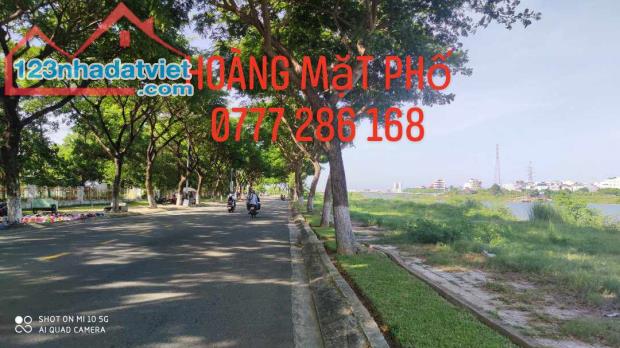 Biệt Thự View Sông Cẩm Lệ Mặt Tiền Đường 10m5 Thăng Long- 300m2 -Ngang 15m- Giá : 17 Tỷ 9