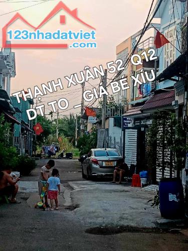 😎😎 HÀNG HIẾM DT LỚN GIÁ MINI THẠNH XUÂN 52 Q12 – HOÀN CÔNG ĐỦ - 1