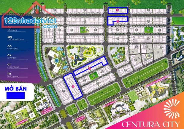 Ra mắt 86 lô - CENTURA CITY - ĐIỂM SÁNG ĐÔ THỊ TRUNG TÂM - 2