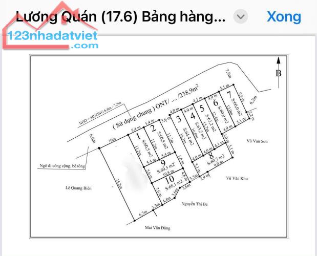 Bán đất Lương Quán, Nam Sơn, An Dương giá chỉ từ 900tr Lh 0979087664 - 4