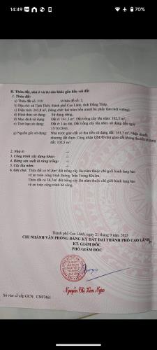 CHÍNH CHỦ CẦN BÁN LÔ ĐẤT ĐẸP TẠI CAO LÃNH - ĐỒNG THÁP - 1