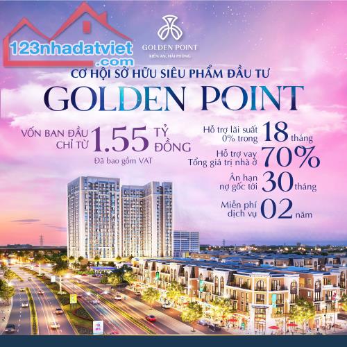 Mở bán khu đô thị Golden Point Đồng Hòa. Giá chỉ từ 4,5 tỷ/căn.