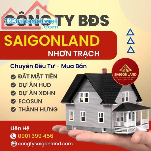 Saigonland Nhơn Trạch - Cần Bán gấp căn nhà 100m2 đường 30m khu dân cư Đệ Tam Nhơn Trạch - 4