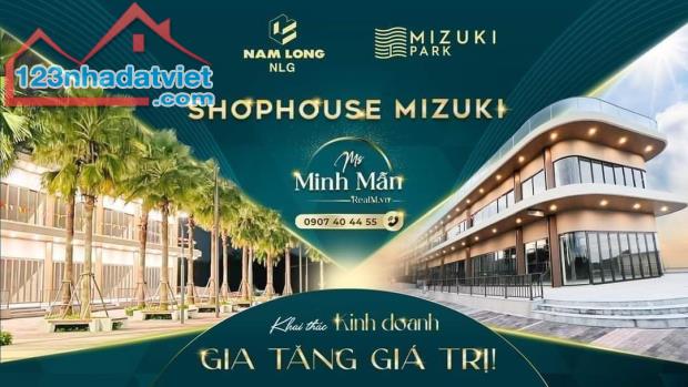 CHO THUÊ SHOPHOUSE MIZUKI NAM LONG, NGUYỄN VĂN LINH PHẠM HÙNG BÌNH CHÁNH, GẦN QUẬN 7, MẶT - 1