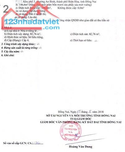 BÁN RẺ NHÀ ĐẤT AN BÌNH 1TRỆT 1LẦU, SỔ HỒNG RIÊNG THỔ CƯ, ĐƯỜNG OTO GẦN CHỢ - 1