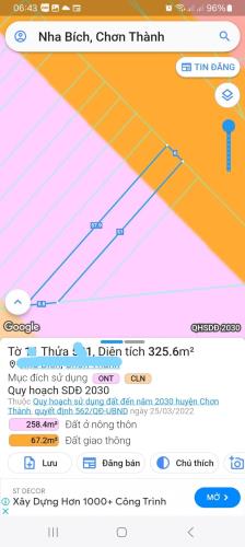 Đất Sổ Đỏ Thổ Cư  Chơn Thành Bình Phước Giá Rẻ