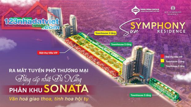 Nhận booking THE SONATA - tuyến phố thương mại ven sông sầm uất nhất nhì Đà Nẵng