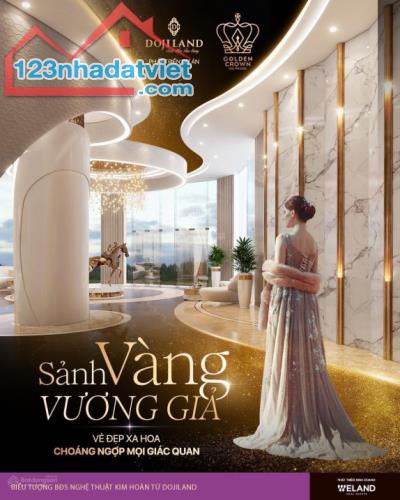 Tầm view siêu đẹp - Nhận booking căn quỹ độc quyền DAZ căn hộ hạng sang Golden Crown Hải - 1