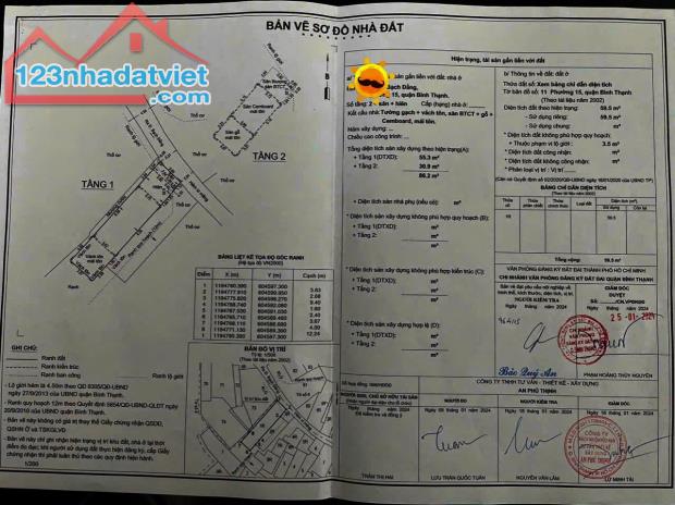 Nhà 2 tầng 3.7x16m Bạch Đằng 4 tỷ