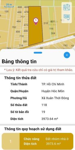 Bán 3.970m2 đất kế bên Rin Rin Park mặt tiền Nguyễn Thị Thử xã Xuân Thới Đông, H.Hóc Môn - 3