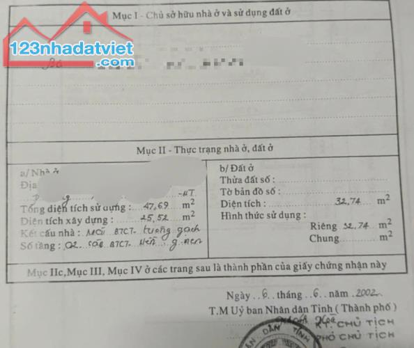 Nhà có 1 không 2 đang bán chỉ 3tỷ5 , TTTP Nha Trang1 trệt 2 lầu dt 33m, cách biển 200m, - 4