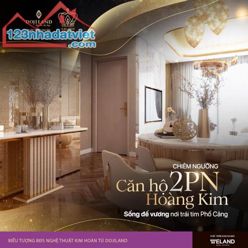 CHÀO BÁN CĂN HỘ 2 PHÒNG NGỦ HOÀNG KIM TẠI GOLDEN CROWN HẢI PHÒNG