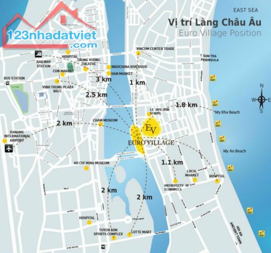 SỞ HỮU NGAY CĂN BIỆT THỰ EURO VILLAGE 1 KHÁ ĐẸP, QUẬN SƠN TRÀ, TP. ĐÀ NẴNG - 1