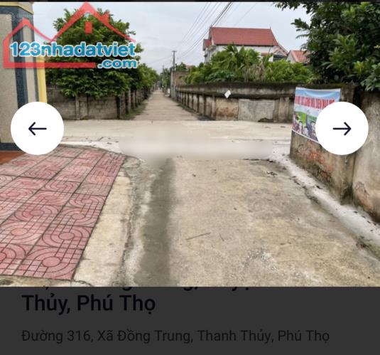 Bán nhanh Lô Đất 313,6 m2 Đồng Trung, Huyện Thanh Thủy , Phú Thọ - 3