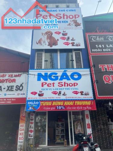 Sang nhượng cửa hàng Pet shop 3 tầng mặt tiền đẹp tại Hoài Đức