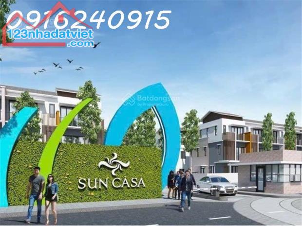 Bán nhà KĐT Sun Casa P. Hòa Phú, trung tâm TP mới Bình Dương, DT 90m2 giá 2,8 tỷ có TL - 1