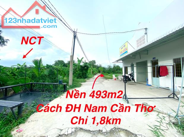 #246 || Nền Đẹp 493m2 Có 300 Thổ Cư, Kế Chợ Mỹ Khánh, Gần ĐH Nam Cần Thơ. - 1