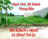 #246 || Nền Đẹp 493m2 Có 300 Thổ Cư, Kế Chợ Mỹ Khánh, Gần ĐH Nam Cần Thơ.