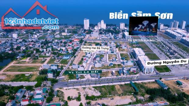 BÁN GẤP LÔ ĐẤT ĐƯỜNG NGUYỄN DU 37.5M, KỀ QUẢNG TRƯỜNG BIỂN SUN GOUP SẦM SƠN, GIÁ RẺ NHẤT