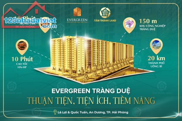 Dự án Evergreen Tràng Duệ có vị trí nằm tại trung tâm khu đô thị KĐT Seoul Ecohome Tràng - 4