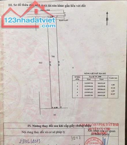 Bán lô đất Thái Mỹ củ chi 367m2 shr đường 8 m giá là 550 triệu - 2