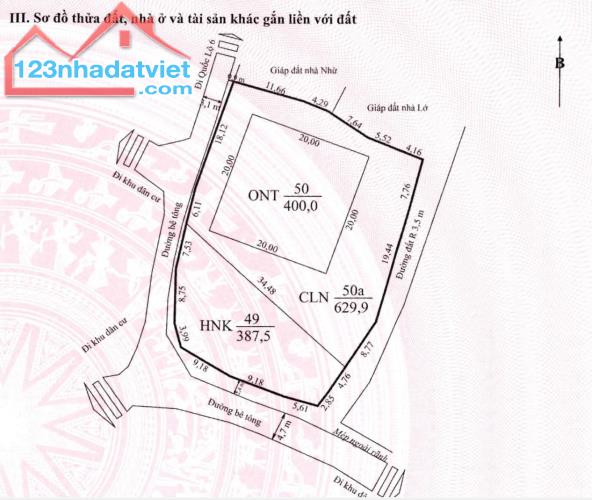 Chính Chủ Bán Đất Đẹp Mặt Tiền Chiềng Đi- Xã Vân Hồ - Mộc Châu - Sơn La - 3