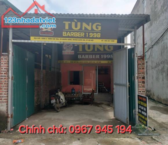 Bán nhà Thế Trụ, Quốc Oai, dt: 65m2, mt: 5m, 2 ngủ, 1 khách. Lô góc, nở hậu, gần UBND - 2