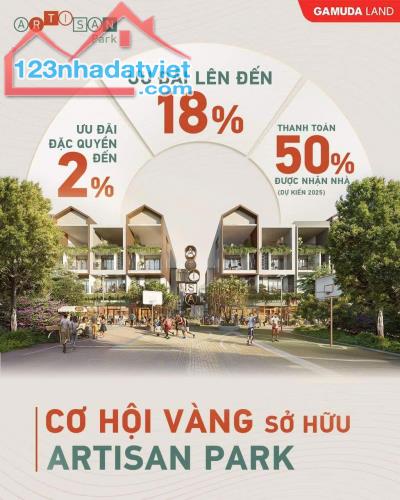 nhà phố thương mại 2 mặt tiền Artisan Park thuộc tập toàn Gamuda Land của Malaysia - 2