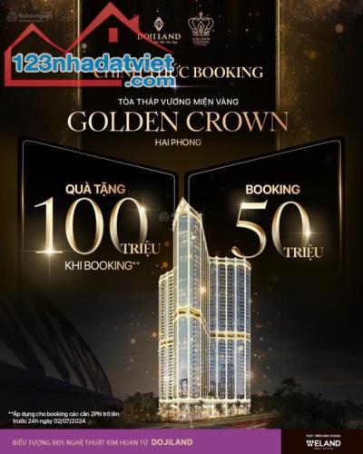 Nhận booking dự án căn hộ hạng sang Golden Crown Hải Phòng - tặng ngay 100 triệu trừ vào - 4