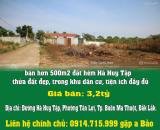 Chính chủ cần bán hơn 500m2 đất hẻm Hà Huy Tập, thửa đất đẹp, trong khu dân cư,tiện ích đủ