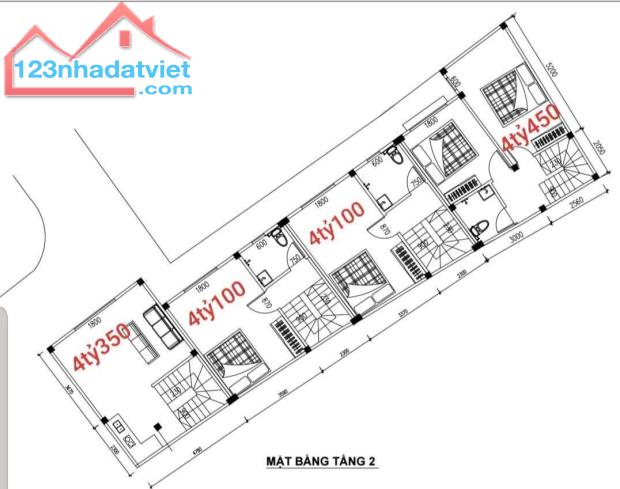 Cụm 4 căn nhà 5 tầng, diện tích 30m, ngõ vào 3m, 1 căn ô tô vào, sát đường Trịnh Văn Bô. - 1