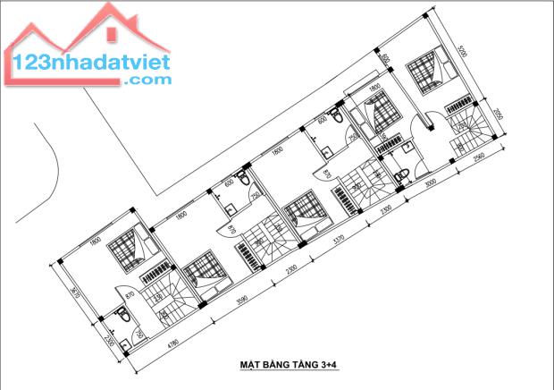 Cụm 4 căn nhà 5 tầng, diện tích 30m, ngõ vào 3m, 1 căn ô tô vào, sát đường Trịnh Văn Bô. - 2