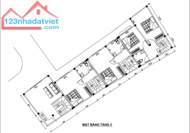 Cụm 4 căn nhà 5 tầng, diện tích 30m, ngõ vào 3m, 1 căn ô tô vào, sát đường Trịnh Văn Bô. - 3