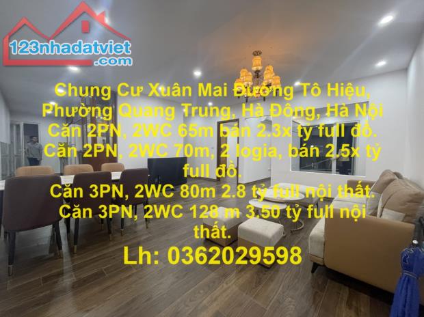 Chung Cư Xuân Mai Đường Tô Hiệu, Phường Quang Trung, Hà Đông, Hà Nội