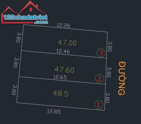 Bán 3 Lô Đất ngõ rộng 4m, Lê Viết Quang, phường Ngọc Châu thành phố hải Dương