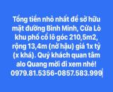 Tổng tiền nhỏ nhất để sở hữu lô đất mặt đường Bình Minh, Cửa Lò đã xuất hiện rồi quý vị ơi