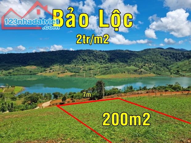 200m2 đất Lộc Ngãi giá rẻ 499tr /nền view hồ Daklong Thượng