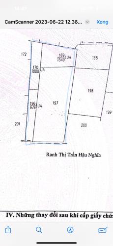 Cần bán 8500m2 đất lúa gồm 4 thửa vị trí ấp Gò Sao, xã Tân Phú, huyện Đức Hoà, Long An - 4