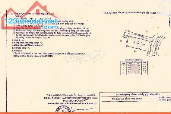 BÁN NHANH LÔ ĐẤT 2 MẶT TIỀN TẠI PHƯỚC HIỆP. Củ CHI 240M2 GIÁ 725TR - 2