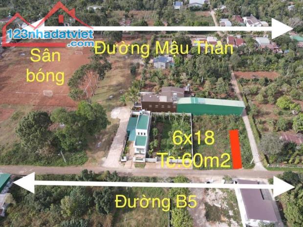 🌈 BÁN ĐẤT 6x20m MẶT TIỀN ĐƯỜNG NHỰA B5 - SAU LƯNG CHỢ ĐẦU MỐI TÂN HOÀ! Buôn Ma Thuột 1tỷ1 - 2