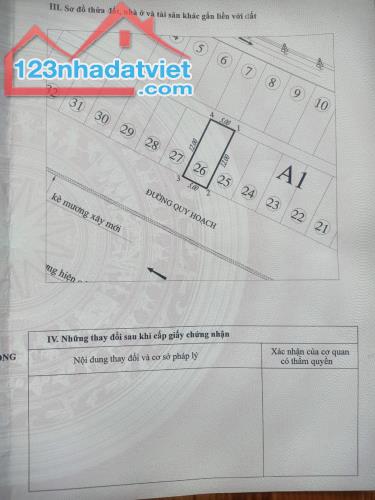 BÁN LÔ A1-26 KĐT CAO XANH,HÀ KHÁNH A. DT:60M2,MT:5M.H:TN !!! - 4