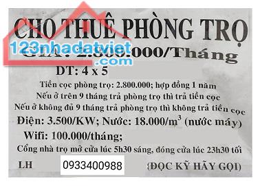 Chính chủ cho thuê phòng trọ giá rẻ tại 168/15 Bình Trị Đông, Bình Tân, TPHCM - 3