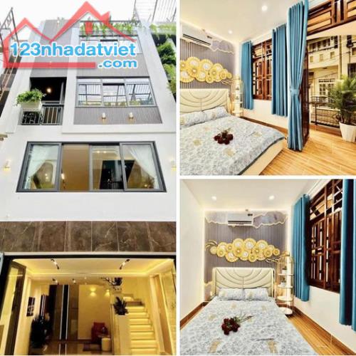 6.X Tỷ,ở & cho thuê 350Tr/năm,45m2,trệt lửng 3 lầu,kế đường Hồng Lạc hẻm ô tô