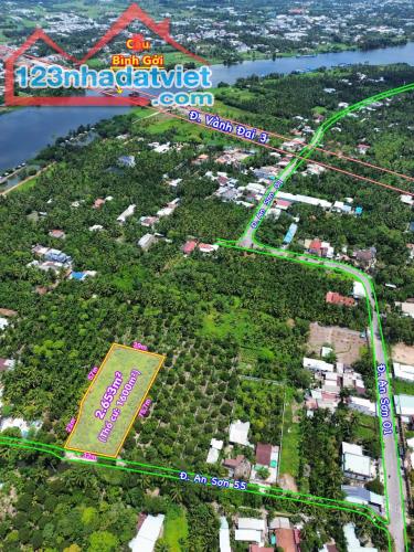 Lô Đất Thổ Cư Cực Khủng View Rạch, Nằm Gần Đường Vành Đai 3, An Sơn