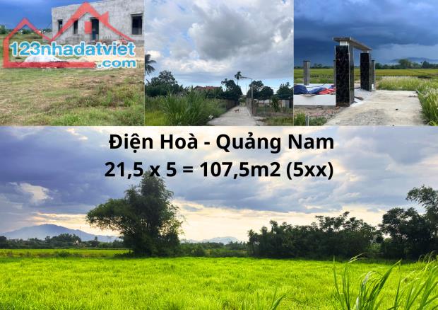 Bán lô Điện Bàn - Quảng Nam nằm ven khu vực Đà Nẵng cách TT 15 km