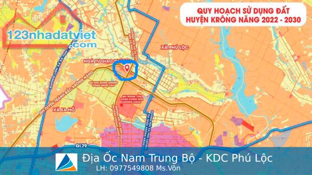 Đất nền Phú Lộc Huyện Krông Năng Đăk Lăk. Sổ đỏ riêng từng nền sang tên ngay. Giá ưu đãi - 3